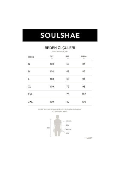 Soulshae Kadın Kot Yüksek Bel Bol Paça Cepli Pantolon Kahverengi