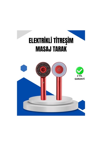 Mikro Akım Teknolojili Elektrikli Saç Masaj Fırçası Yağ Uygulamalı Standart