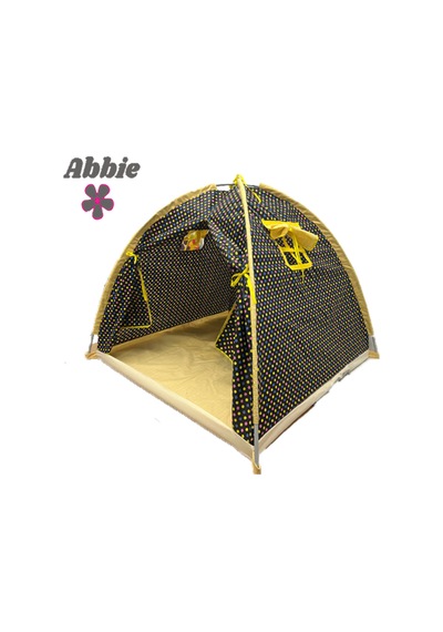 Abbie Lx Ss Eko Çocuk Oyun Çadırı Sarı Siyah Mor