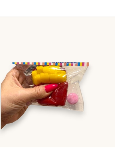 Moj Moj Taba Squish Patates Kızartması Sukuşi Yumuşak Stres Atıcı Oyuncak - 1 Adet