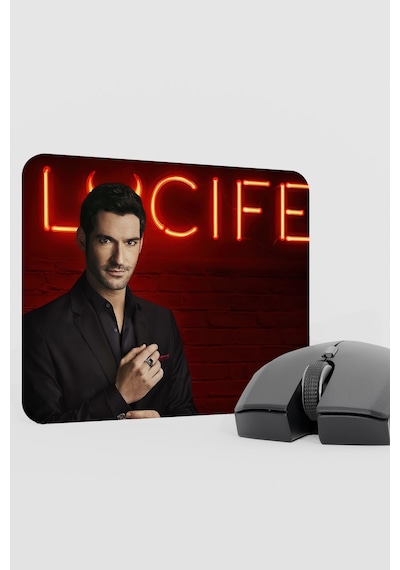 Lucifer V3 22x18 Gaming Kauçuk Kaymaz Taban Mouse Pad Fare Altlığı