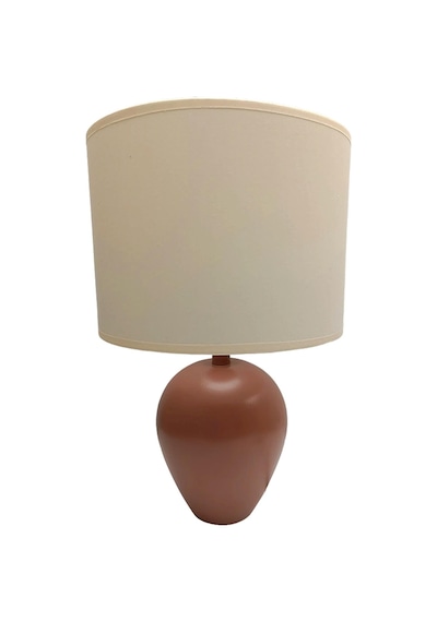 Minimal Polyester Abajur Gül Kurusu Gold