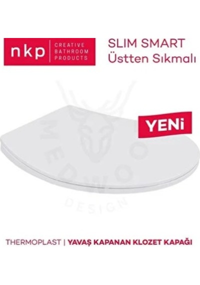 Nkp Slim Smart Yavaş Kapanan Klozet Kapağı 0302 Thermoplast Diğer