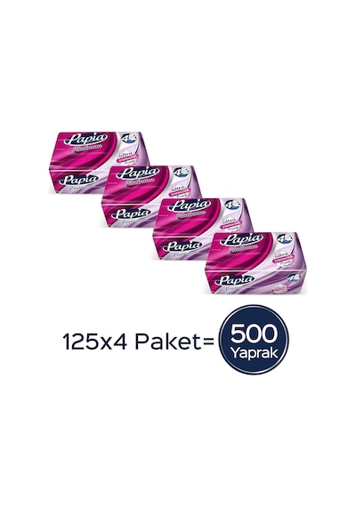 Platinum Pratik Mendil 125'lı X 4