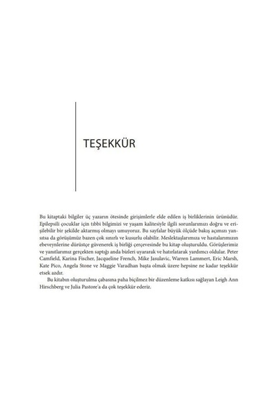 Çocuklarda Epilepsi-her Ailenin Bilmesi Gerekenler
