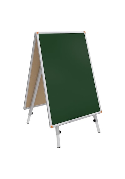 Çift Taraflı Teleskopik 60x85cm Yeşil Siyah Yeşil