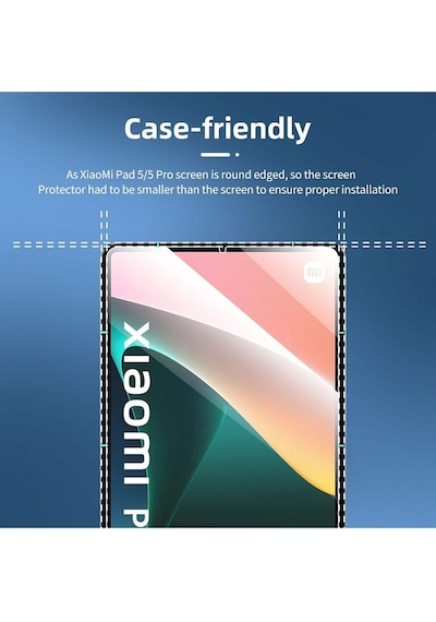 Xiaomi Mi Pad 5 / Mi Pad 5 Pro 11 Inç 2021 Uyumlu Nano Kırılmaz Esnek Cam Koruyucu Kılıf