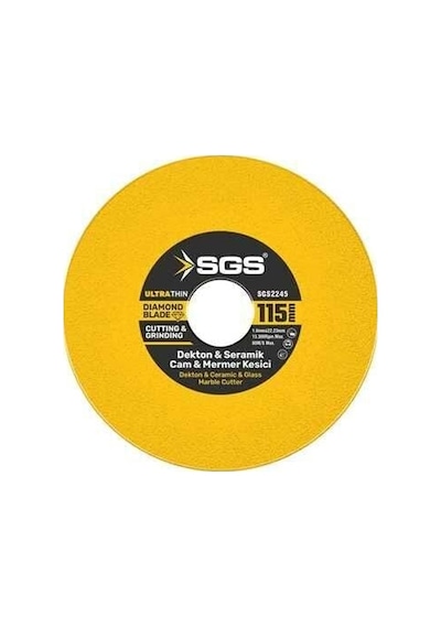 Sgs2245 - 115mm Cam-dekton-seramik-mermer Hassas Elmas Kesici