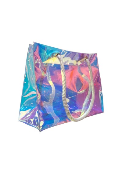 Rm Promosyon R&m Promosyon Su Geçirmez Şeffaf Pvc Kadın Plaj Ve Omuz Çantası - Kalın Halat Saplı Deluxe Plaj Çantası Hologram Hologram Rm Promosyon R&m Promosyon Su Geçirmez Şeffaf Pvc Kadın Plaj Ve Omuz Çantası - Kalın Halat Saplı Deluxe Plaj Çantası Hologram Hologram