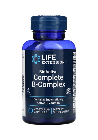 Lıfe Nutrıtion Bioactive Complete B-complex, 60 Veg Capsul.us...