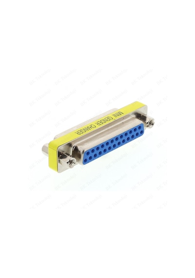 DB25 Dişi - Dişi Cinsiyet Değiştirici Adaptör