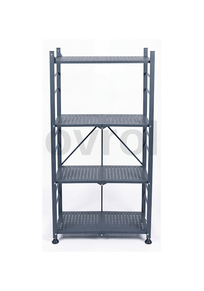 Ovrol 4 Katlı Katlanabilir Metal Raf Mutfak Banyo Balkon Düzenleyici Çok Amaçlı Raf Antrasit Ovrol 4 Katlı Katlanabilir Metal Raf Mutfak Banyo Balkon Düzenleyici Çok Amaçlı Raf Antrasit