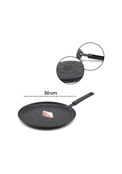 30cm Döküm Krep Tava Bx40 Renkli