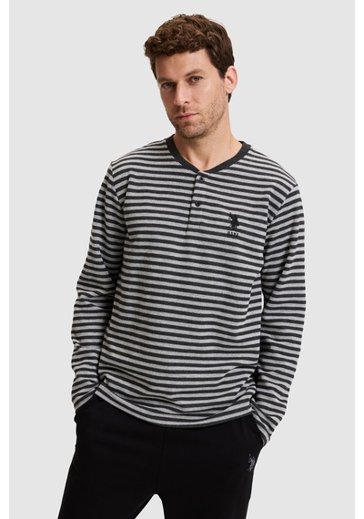 U.S. Polo Assn. Erkek Lacivert Pijama Takımı 50333260 Vr033