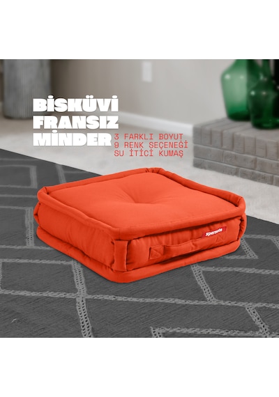 Xpermate Bisküvi Minder Petek Önü Fransız 45x45x14 Kremit