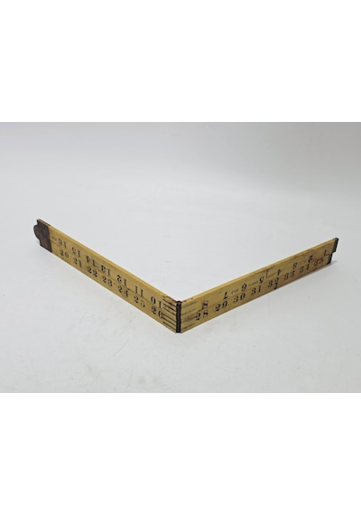Rabon Boxwood Antika Katlanabilir Ahşap Metre 35 İnç 003 0.004 M - 0.012 M