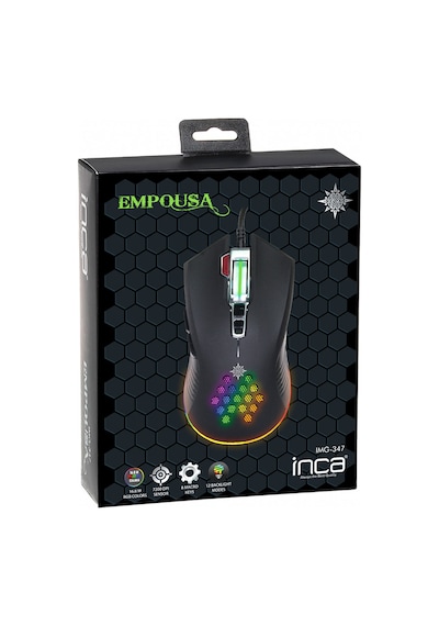 Inca IMG-347 Empousa RGB Kablolu Optik Oyuncu Mouse