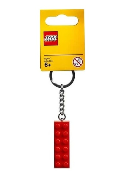 LEGO Classic 853960 2X6 Kırmızı Anahtarlık