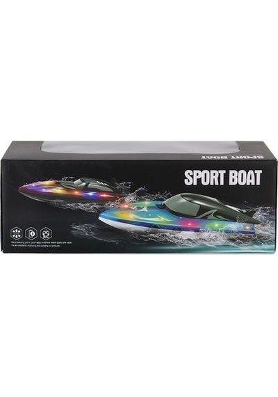 Oyuncak Uzaktan Kumandalı Şarjlı Sürat Teknesi Spor Bot A3504-1
