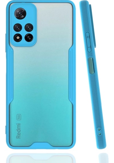 Newface Xiaomi Redmi Note 11 Pro Plus 5g Kılıf Platin Silikon - Mavi