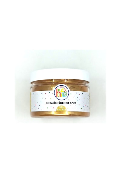 Epoksi Reçine Metalik Sedefli Pigment Toz Boya Altın Sarısı Renk 50 G Epoksi Reçine Metalik Sedefli Pigment Toz Boya Altın Sarısı Renk 50 G