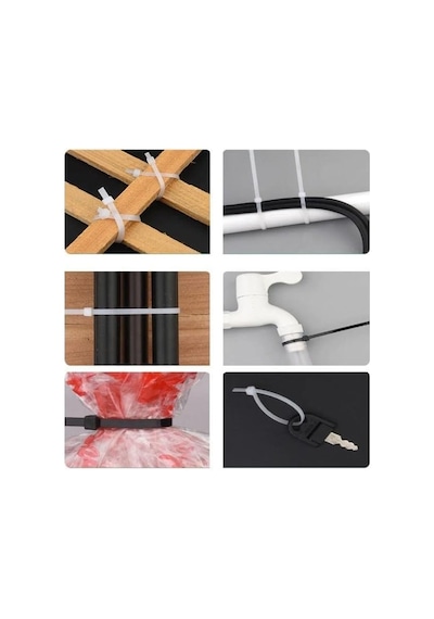 Plastik Cırt Kelepçe, 150 Mm, Dayanıklı Ve Çok Amaçlı