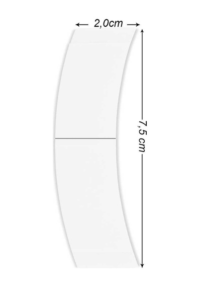 True Tape Elastibond Protez Saç Bandı Oval "c" - 2,0cm X 7.5cm 36 Adet