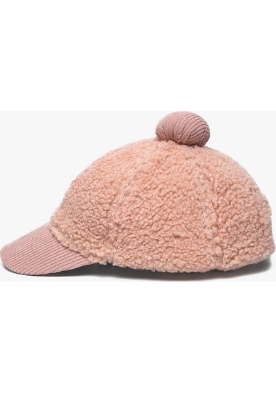 Koton Peluş Cap Şapka Ponpon Detaylı Pembe 3wkg40008aa 3WKG40008AA265 Gülkurusu
