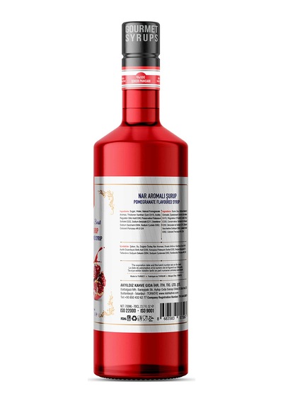 Nish Nar Aromalı Şurup 700 Ml - Pet Şişe