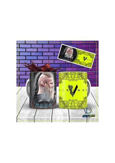 Vikingler Kupa Bardak Tek Adet K0447 Çok Renkli