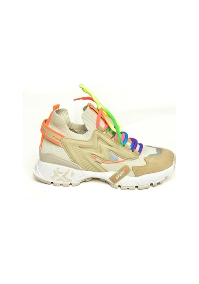 Fox Shoes U602602502 Bej Süet Kadın Spor Ayakkabı Sneakers Bej-süet Çok Renkli
