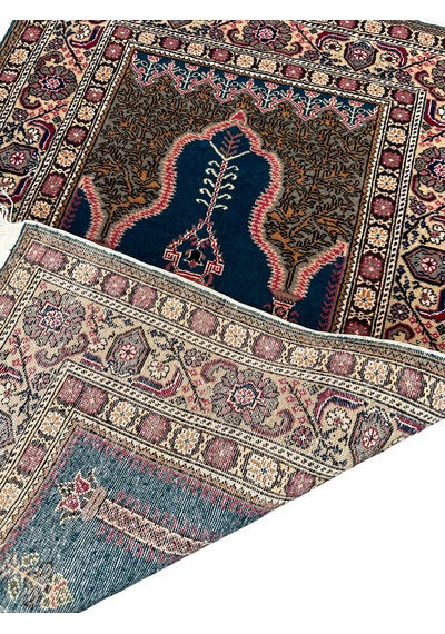 El Dokuma Bünyan Halısı Seccade 90x140 Su Yeşili Yün Namazlık El Dokuma Bünyan Halısı Seccade 90x140 Su Yeşili Yün Namazlık