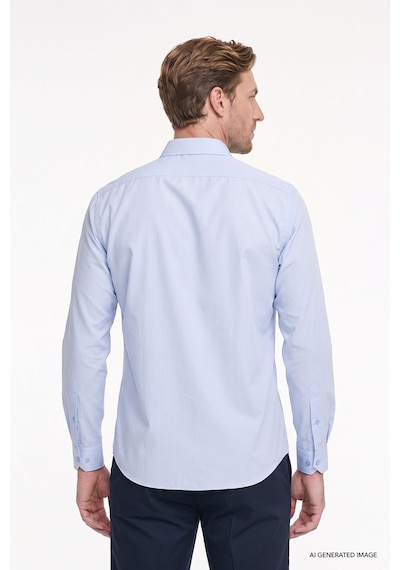 AC&Co / Altınyıldız Classics Ütülemesi Kolay Slim Fit Dar Kesim Klasik Yaka Pamuklu Erkek Gömlek Açık Mavi AC&Co / Altınyıldız Classics Ütülemesi Kolay Slim Fit Dar Kesim Klasik Yaka Pamuklu Erkek Gömlek Açık Mavi