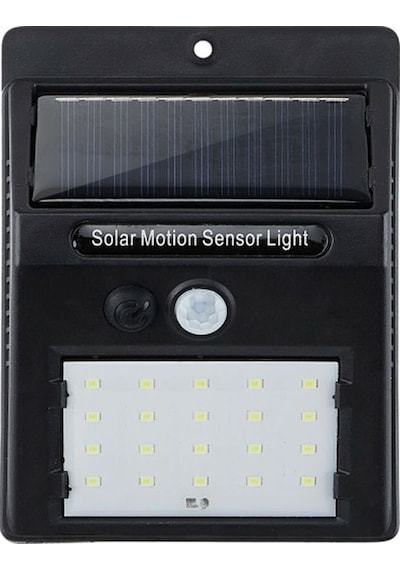 Noas 20w Neptün Solar Aplik Beyaz Işık Yl84-2001-s Siyah