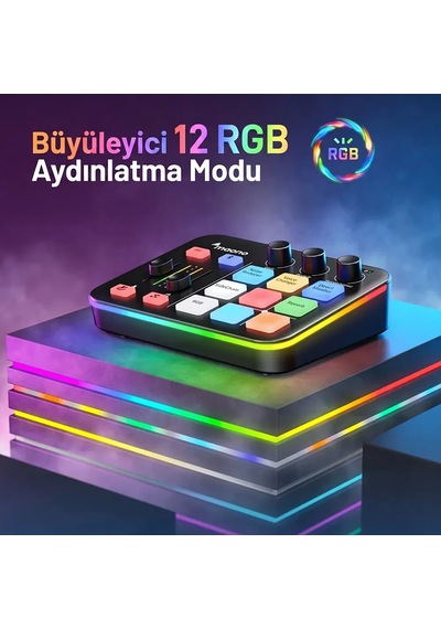 Maonocaster G1 Neo Oyun Ve Yayıncı Ses Mikseri Ses Kartı
