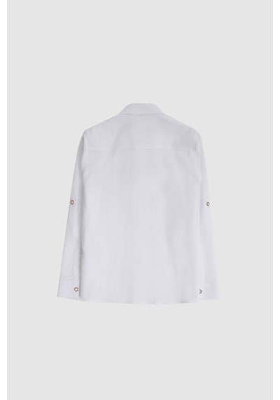 U.S. Polo Assn. U.s. Polo Assn. Erkek Çocuk Beyaz Gömlek Basic 50320263-vr013