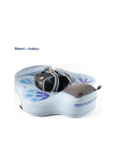 Mambobaby Yüzme Simidi - Mavi Kelebek, Emniyetli, Gölgelikli Ve Ayak Destekli