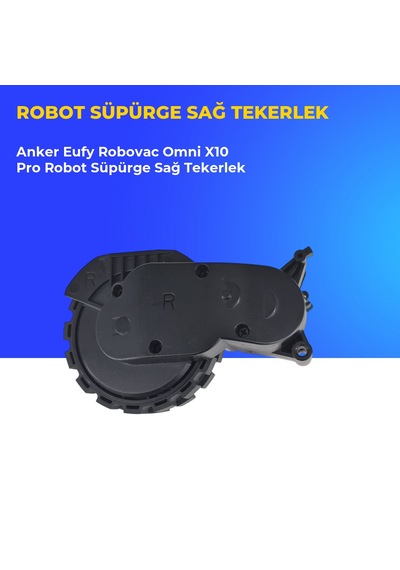 Anker Eufy Robovac Omni X10 Pro Robot Süpürge Sağ Tekerlek