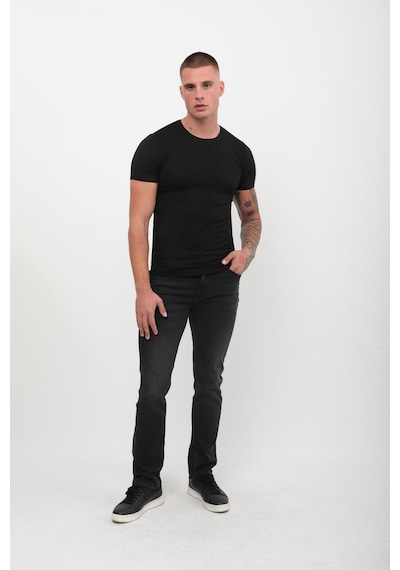Banny Jeans Erkek Yırtık Detaylı Jean Pantolon Siyah 28