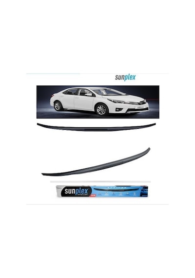 Toyota Corolla Uyumlu Spoiler Bagaj Üstü Sunplex Piano Black 2013-2017 N11.4301