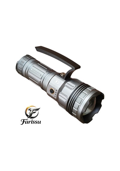 Gold Orion R691 Çok Fonksiyonlu Şarj Edilebilir El Feneri - Karanlığı Delen Güç Gri