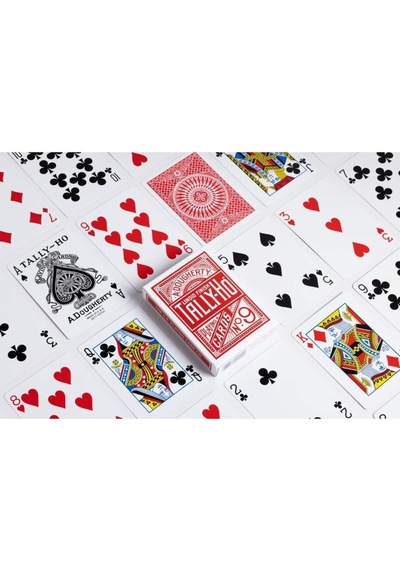 Tally-ho Circle Back Kırmızı Red Oyun Kağıdı İskambil Kartları Destesi