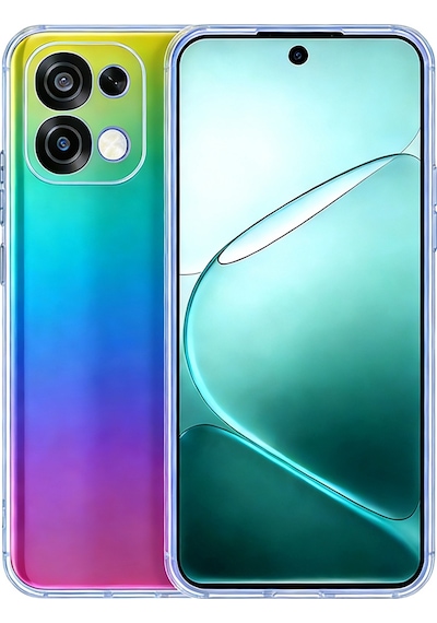 Oppo A6 Pro Kılıf Mkst Süper Silikon Kapak - Şeffaf