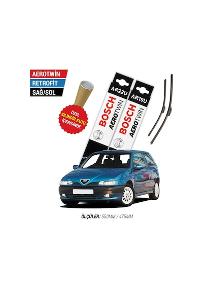 Bosch Aerotwin Retrofit Alfa Romeo 145 Silecek (1994-1996)