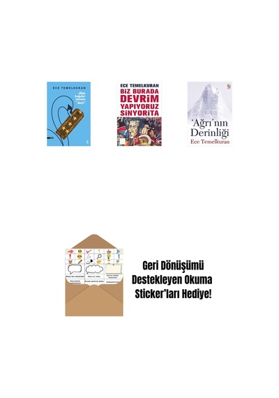 Dilsiz Kuğular Zamanı Devir + Biz Burada Devrim Yapıyoruz Sinyorita Cep Boy + 'ağrı'nın Derinliği + Okuma Sticker'ları