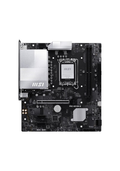 Msı Pro H810m-b Ddr5 6400mhz Oc M.2 Matx 1851p