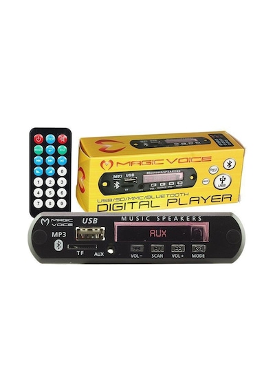 Magicvoice Usb-122 Usb-Sd-Mmc-Bluetooth Aux Çevirici Kumandalı