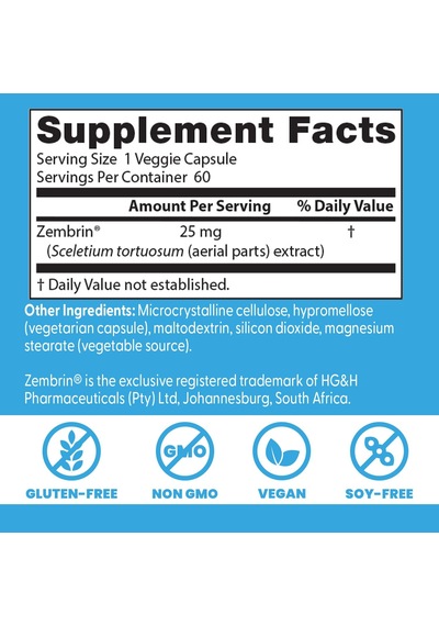 Doctor's Best Calm-z With Zembrin 25 Mg 60 Veggie Capsules Dmmedicineden Usa Menşeii