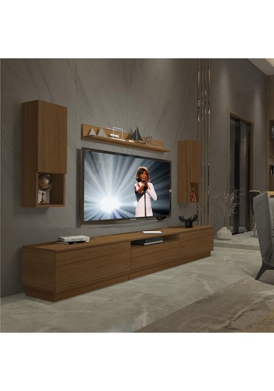 Decoraktiv Trendstyle 270das Slm Tv Ünitesi Tv Sehpası Ceviz