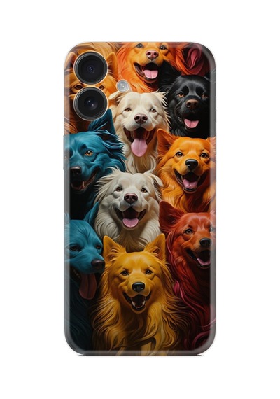Apple İphone Uyumlu 16 Kılıf Boutique Baskılı Resimli Köpekçikler Pcode -026